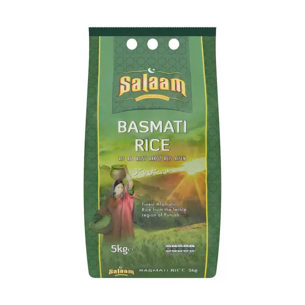 Salaam Basmati Rice aromatic long grain 5kg bag