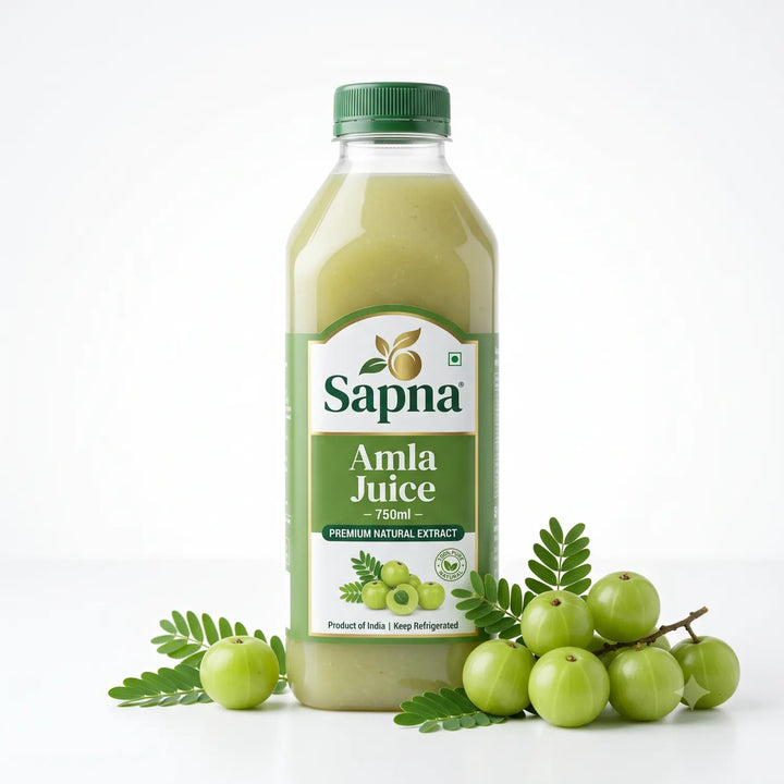 Sapna Amla Juice 750ml bottle with Indian gooseberries