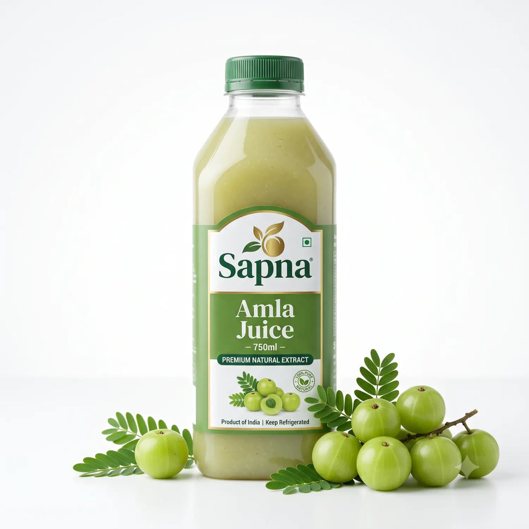 Sapna Amla Juice 750ml bottle with Indian gooseberries