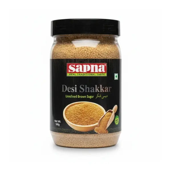 Sapna Desi Shakkar unrefined brown jaggery powder 500g
