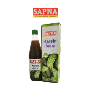 Sapna Karela bitter gourd herbal juice bottle and carton 750ml