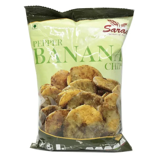 Saras Banana Chips Pepper - 150g