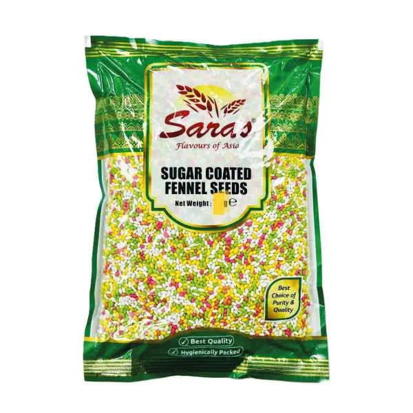 Saras Sugarcoated Fennel Seeds - 100g
