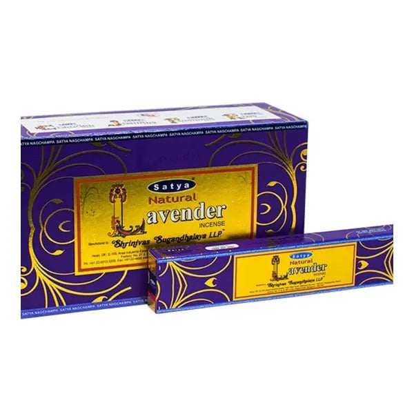 Satya Natural Lavender incense sticks 15g pack