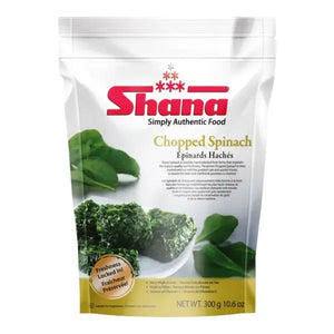 Shana frozen chopped spinach 300g pack