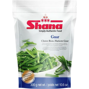 Shana frozen guar cluster beans retail bag, 300g