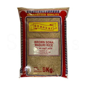 Shankar brown sona masoori rice 5kg pack