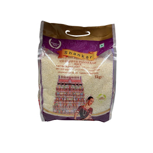 Shankar Ponni Raw Rice 5kg pack