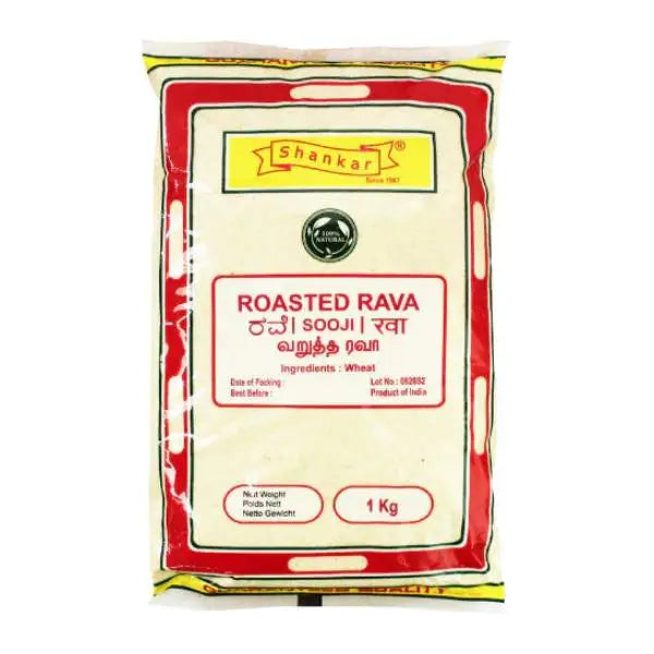 Shankar roasted semolina 1kg wheat rava for cooking
