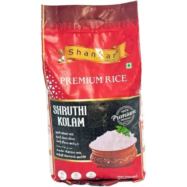 Shankar shruthi kolam rice 10kg south Indian rice