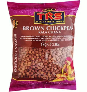 Shop TRS Brown Chick Peas (Kala Chana) - 1kg at Grocerywala