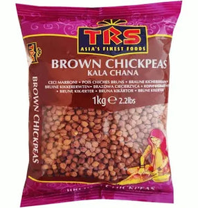Shop TRS Brown Chick Peas (Kala Chana) - 1kg at Grocerywala