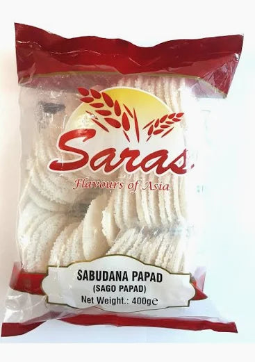 Shop Saras Sago Papad - 400g at Grocerywala