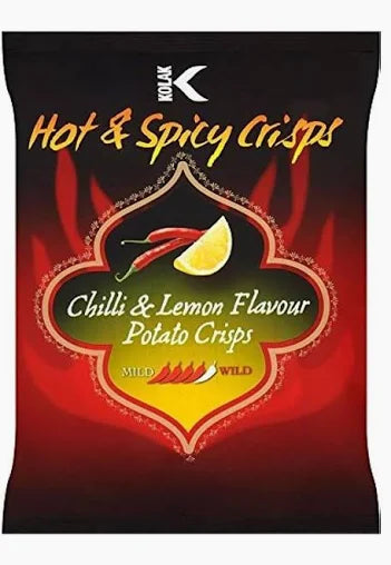 kolak Hot and Spicy Crisps Chilli Lemon - 85g