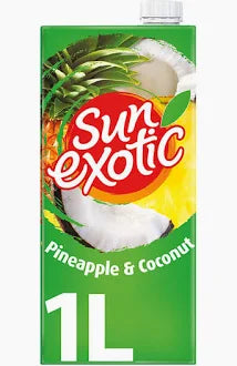 Shop Sun Exotic Pineapple & Coconut Fruit Juice - 1L at Grocerywala