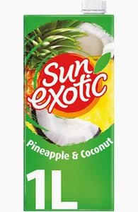 Shop Sun Exotic Pineapple & Coconut Fruit Juice - 1L at Grocerywala