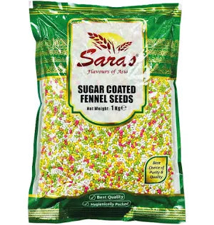Saras Sugarcoated Fennel Seeds - 100g