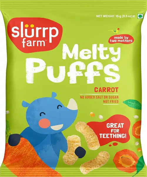 Slurrp Farm Melty Puffs Carrot - 15g