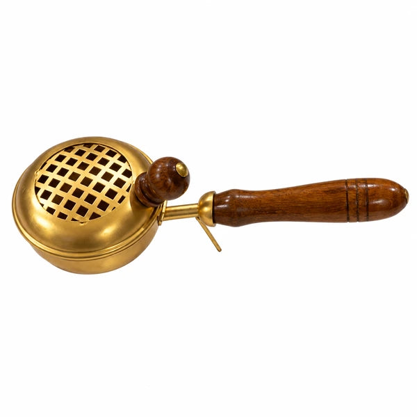 Dhoop Incense Burner with Handle - Small on white background