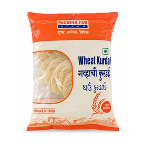 Sohum Pure Wheat Kurdai 200g transparent retail pack
