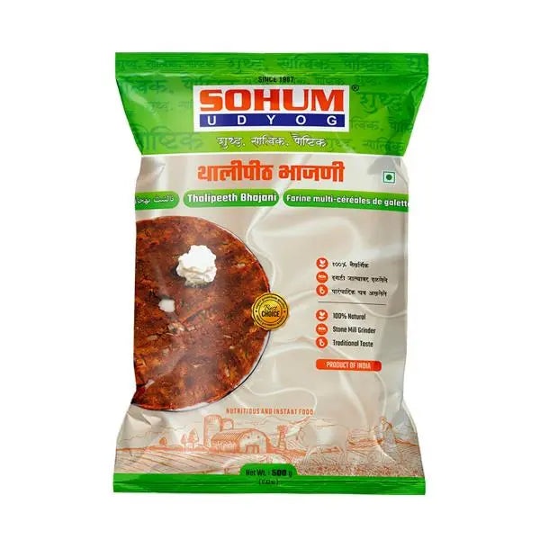 Sohum thalipeeth bhajani 500g multigrain flour mix