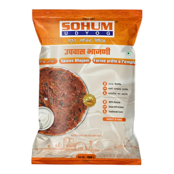 Sohum upwas bhajani fasting flour retail pouch, 500g