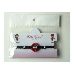 Spider web kids Rakhi in Little Champ presentation card
