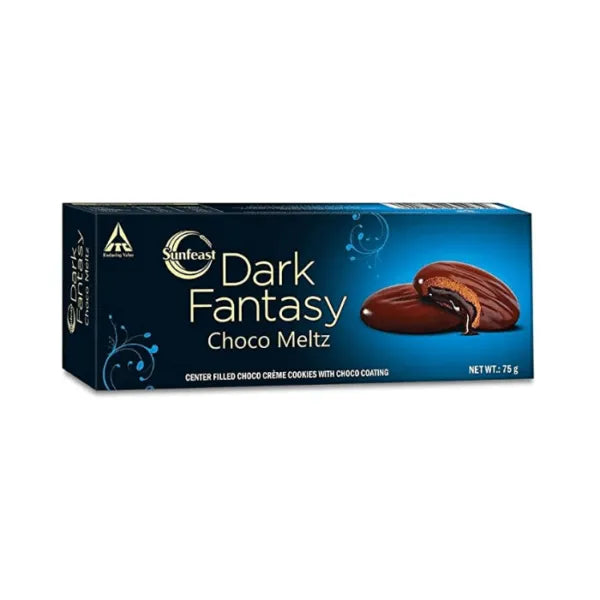 Sunfeast Dark Fantasy Choco Meltz 75g | Gooey Chocolate Center Cookies ...