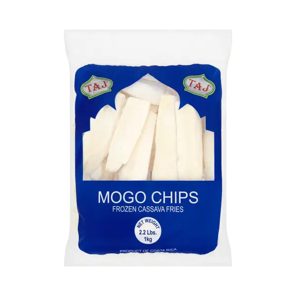 Taj frozen cassava mogo chips retail bag, 1kg