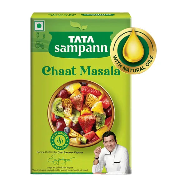 Tata Sampann Chaat Masala 100g spice blend box