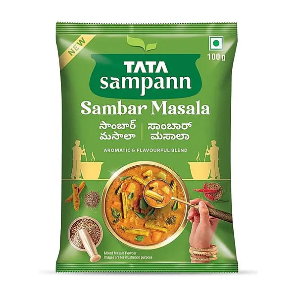 Tata Sampann Sambhar Masala 100g spice blend pouch