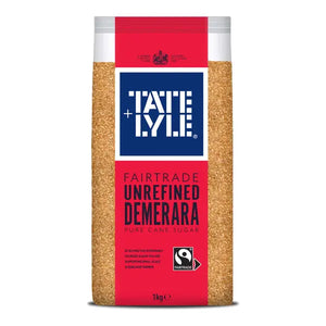 Tate and Lyle Fairtrade unrefined Demerara sugar pack 1kg