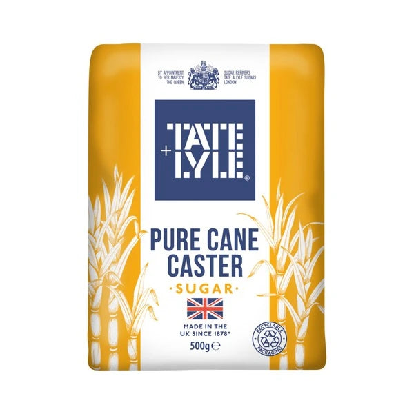 Tate & Lyle Pure Cane Caster Sugar 500g