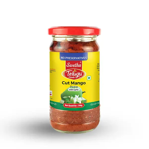 Telugu Foods Cut Mango Pickle - 300g