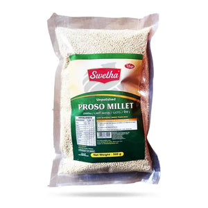 Telugu Foods Proso Millet transparent grain pack 500g