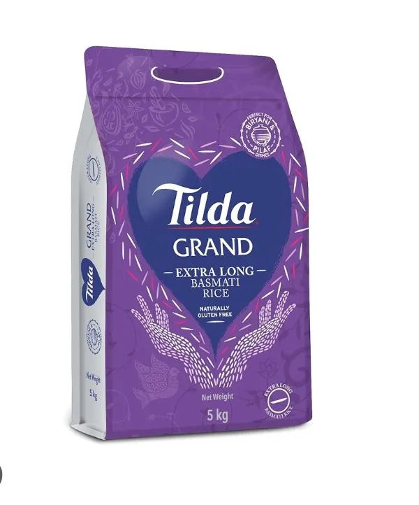 Tilda grand extra long basmati rice 5kg