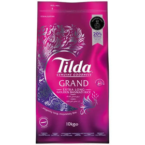 Tilda sella basmati rice grand extra long grains 10kg