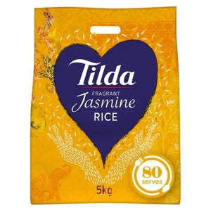 Tilda jasmine rice 5kg fragrant long grain rice