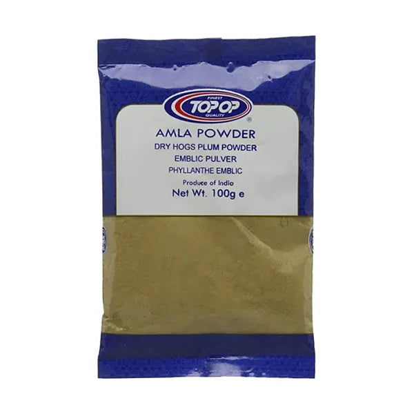 Topop Amla Powder 100g pouch on white background