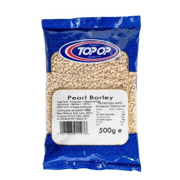 Topop pearl barley 500g polished barley grains