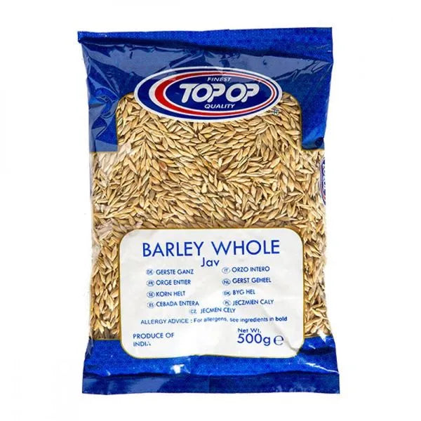 Topop whole barley grains 500g cereal pack