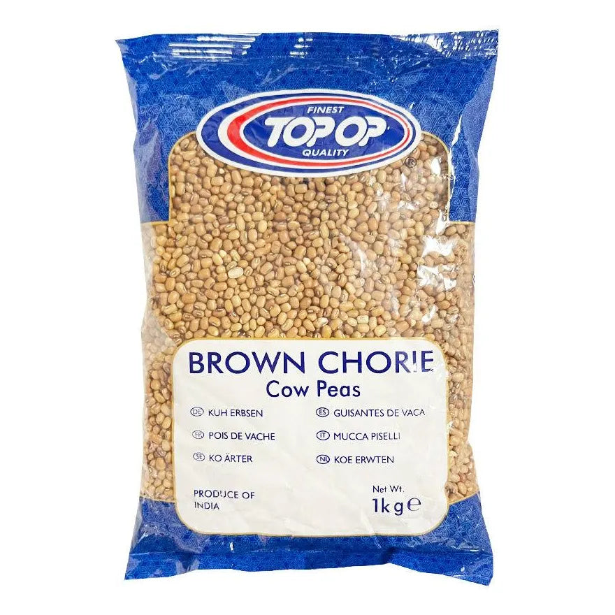 Topop Cow Peas (Brown Chorie) 1kg pack