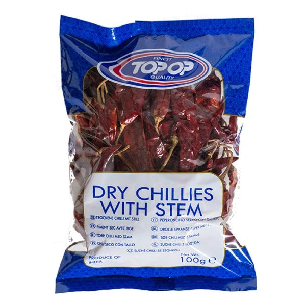 Topop Dry Chilli Stem - 100g