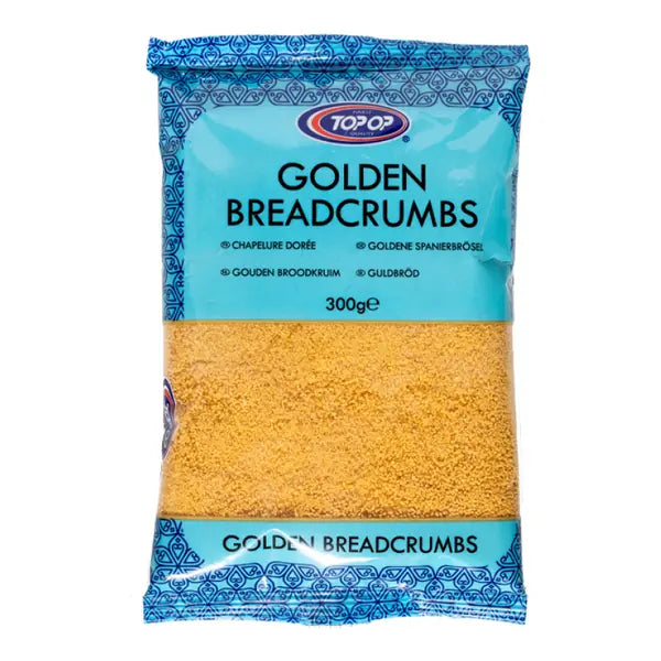 Topop golden breadcrumbs 300g blue retail packet for cooking