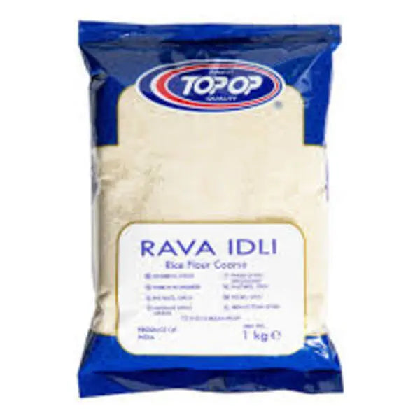 Topop idli rava 1kg coarse rice rava for steaming