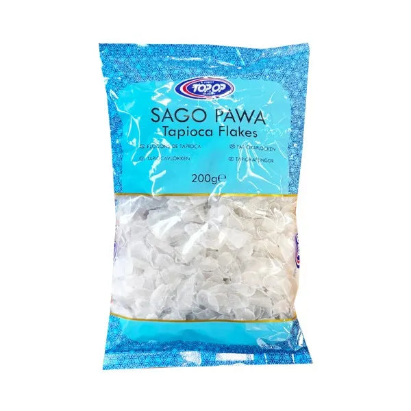 Topop sago pawa 200g flattened sago flakes