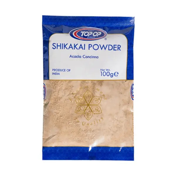 Topop Shikakai Powder 100g pouch on white background