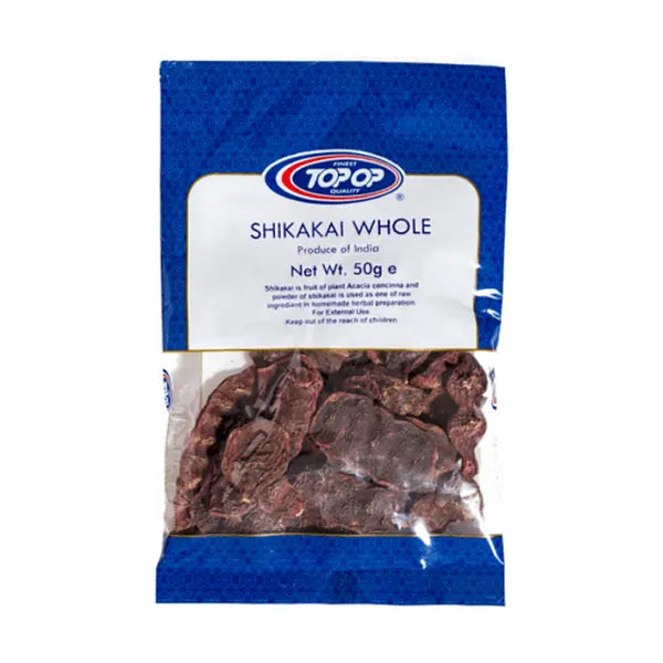 Topop Shikakai Whole 50g pouch on white background