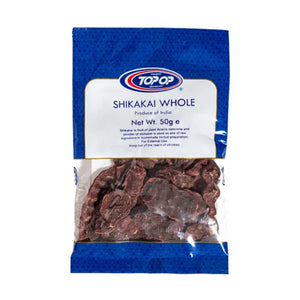 Topop Shikakai Whole 50g pouch on white background
