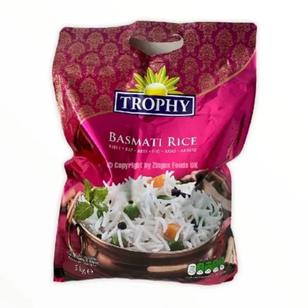 Trophy Basmati Rice 5kg – Grocery Wala
